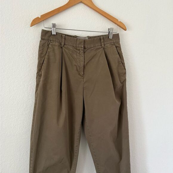 Everlane Slouchy Chino Pant in Green - Size 2 - Picture 5 of 9